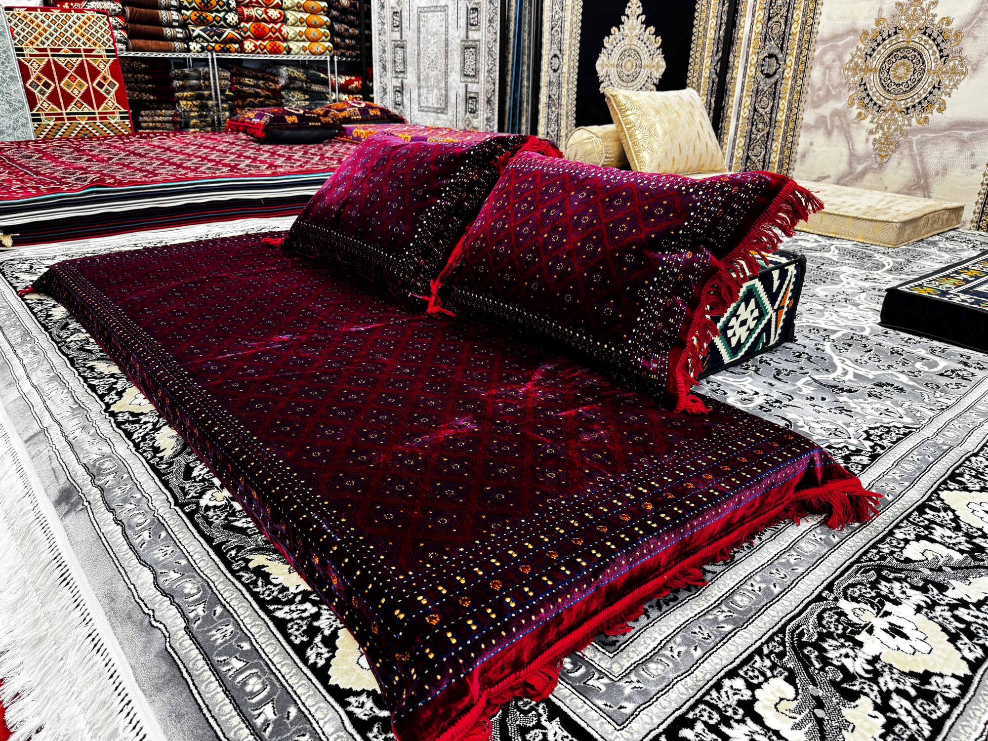 Traditional New Afghan Toshak Cover Set Turkish Variation