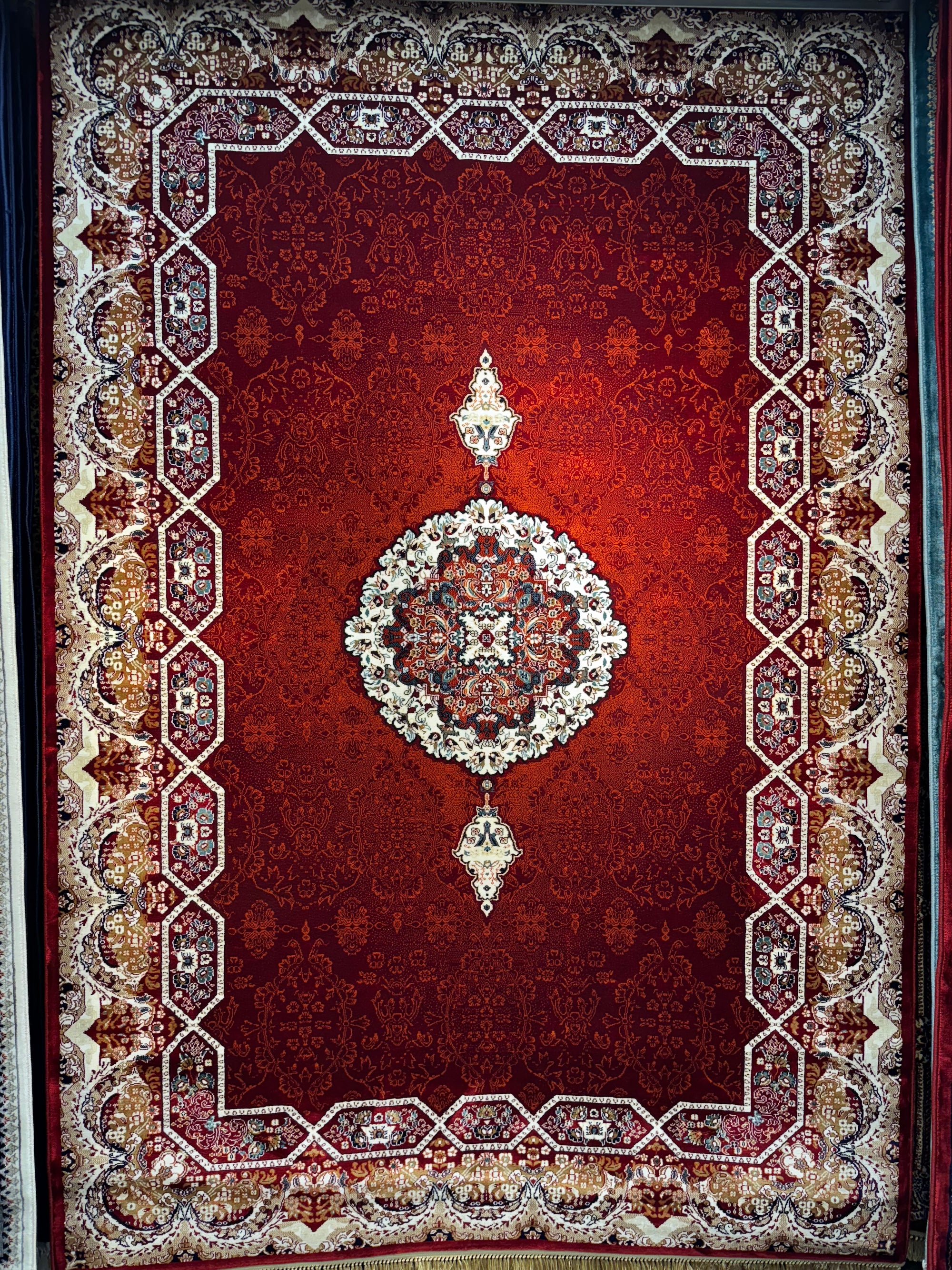 Red Persian Design Rug — 1200 Reeds | Stylish Rugs & Carpets