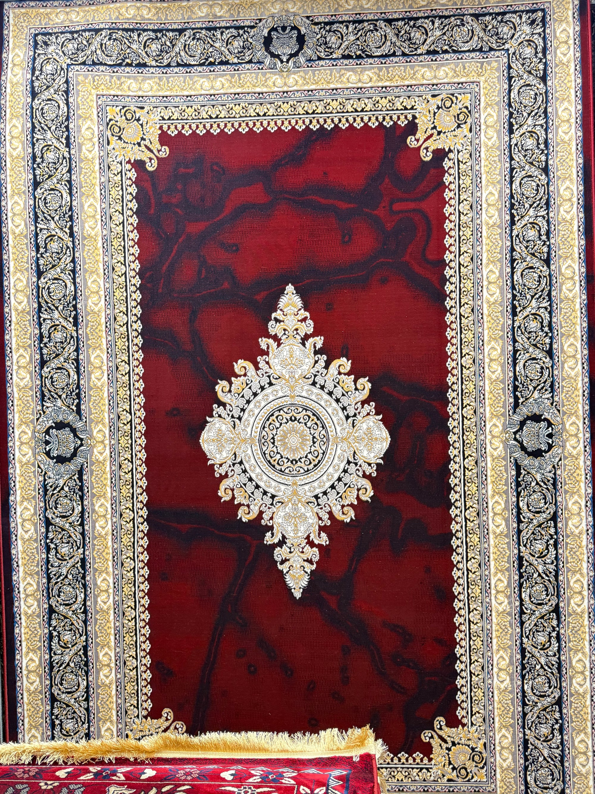 Persian Carpet with Red Background | Stylish Rugs & Carpets