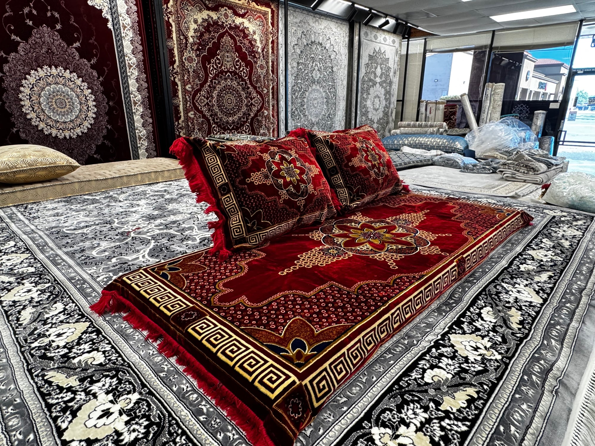 غطاء طقم توشك أفغاني جديد تقليدي