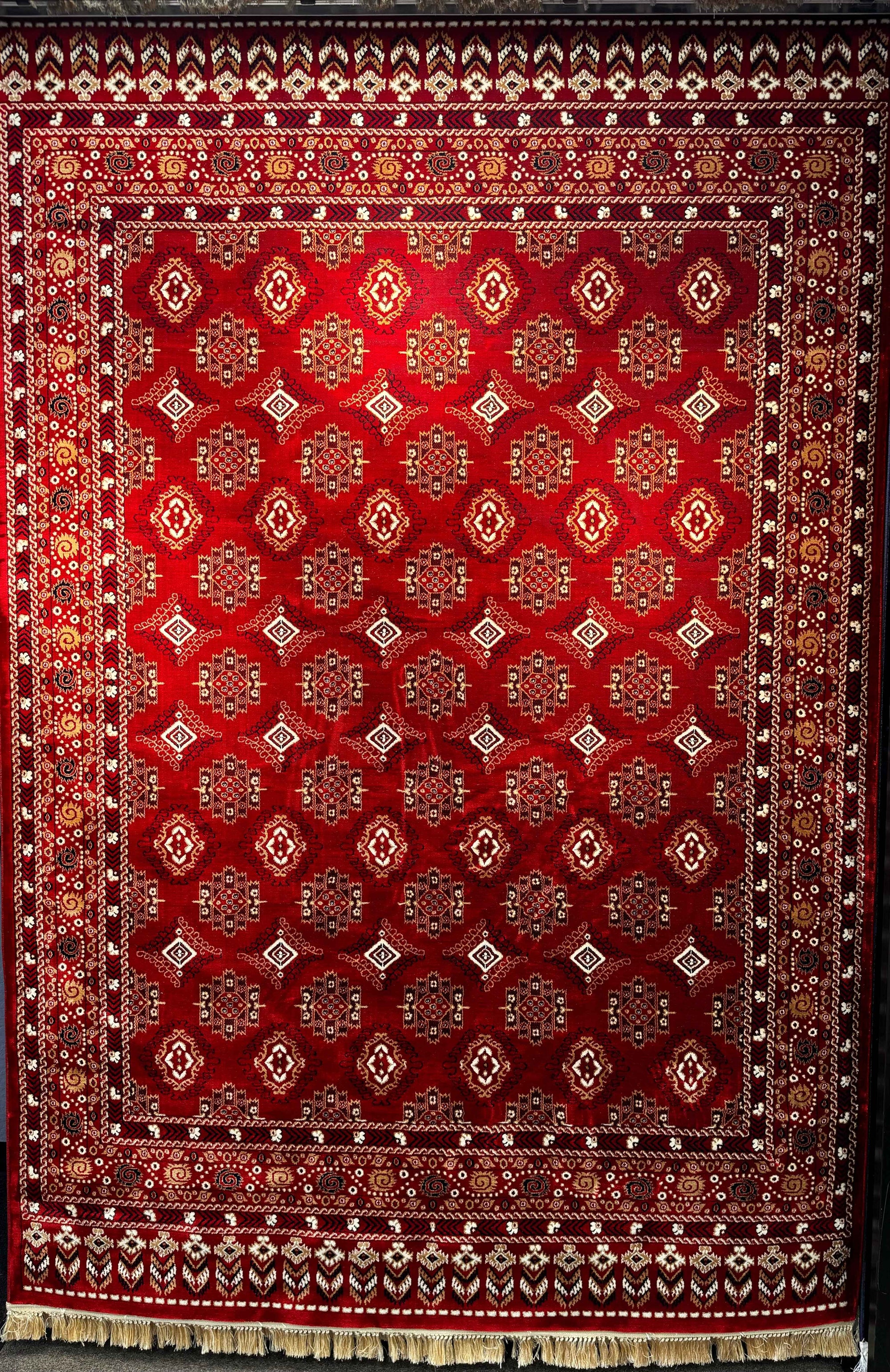 Turkmenistan Turkman Rug 1200 Reeds