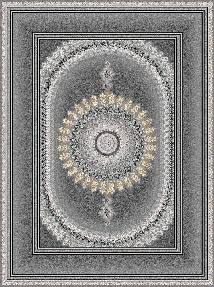 1200-reed Persian rug close-up — luxury high knot density weave