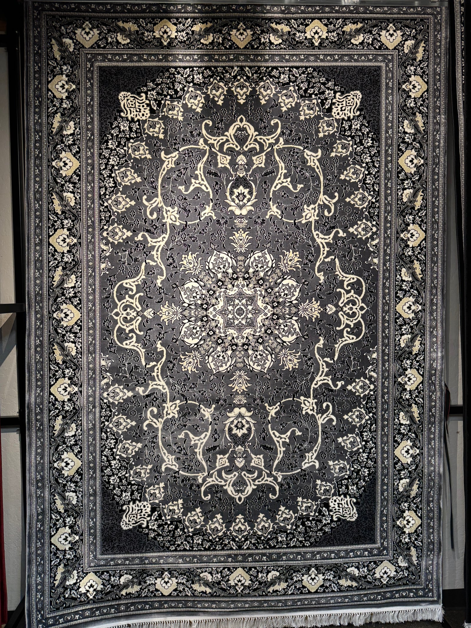 Gray Persian Design Rug — 1200 Reeds | Stylish Rugs & Carpets