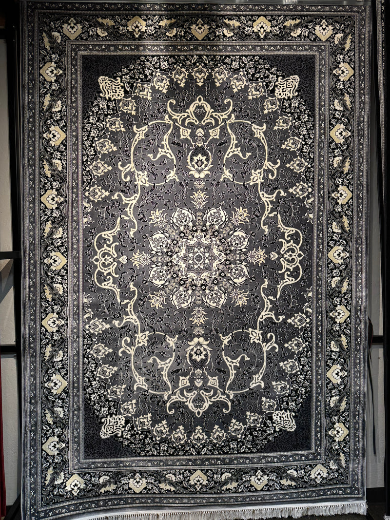 Gray Persian Design Rug — 1200 Reeds | Stylish Rugs & Carpets