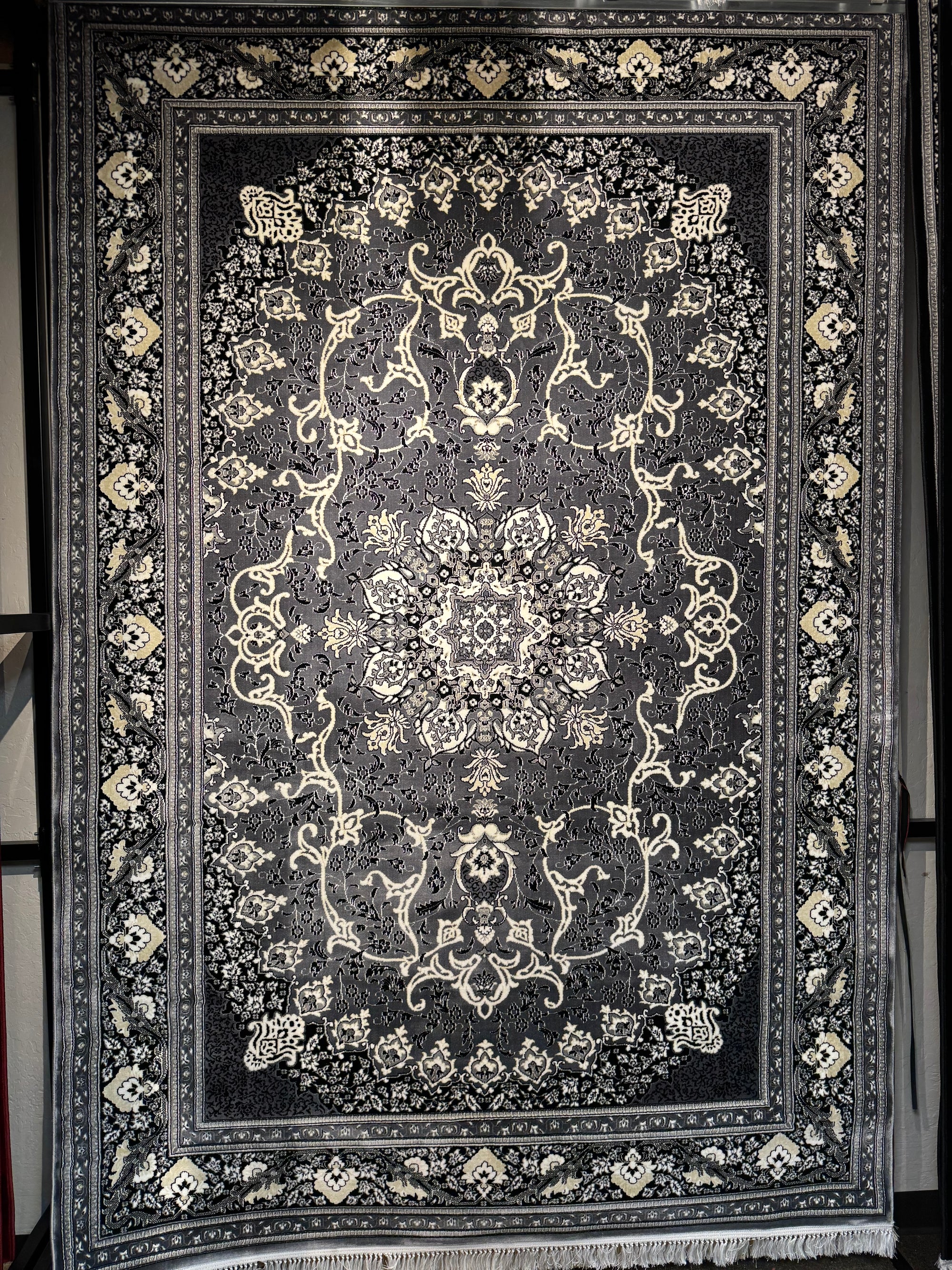 Gray Persian Design Rug — 1200 Reeds | Stylish Rugs & Carpets