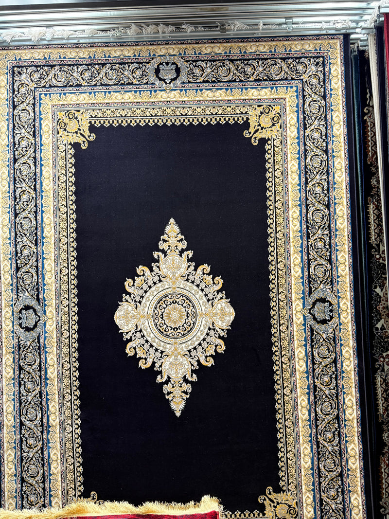 Persian Carpet with Navy Background | Stylish Rugs & Carpets