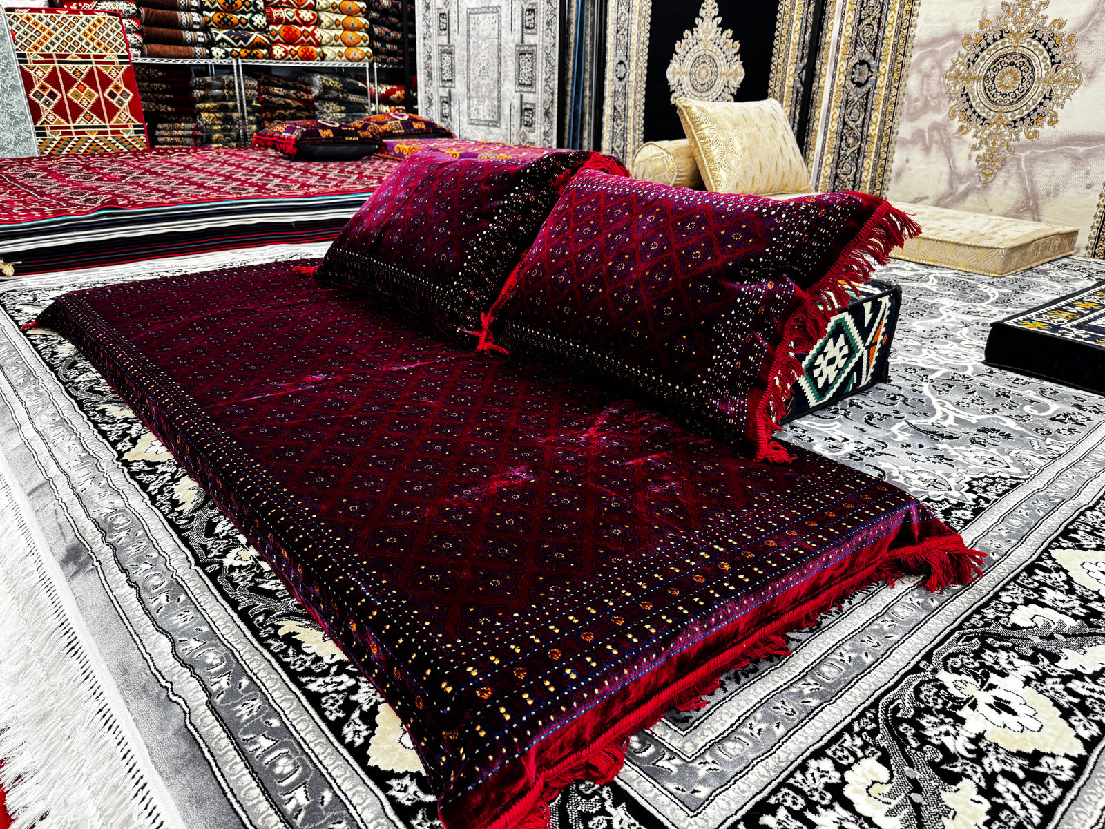 Traditional New Afghan Toshak Cover Set Turkish Variation