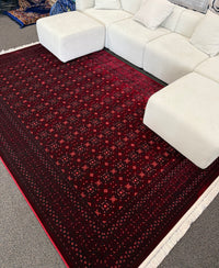 2026 Red Tribal Luxury Traditional Rug 1200 Reeds | Stylish Rugs & Carpets