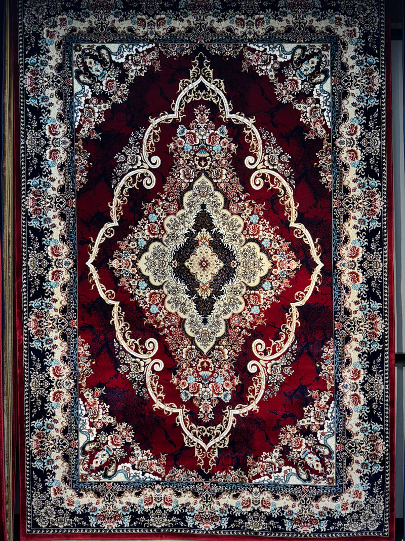 Star Persian Rug Red Mix — 1200 Reeds | Stylish Rugs & Carpets