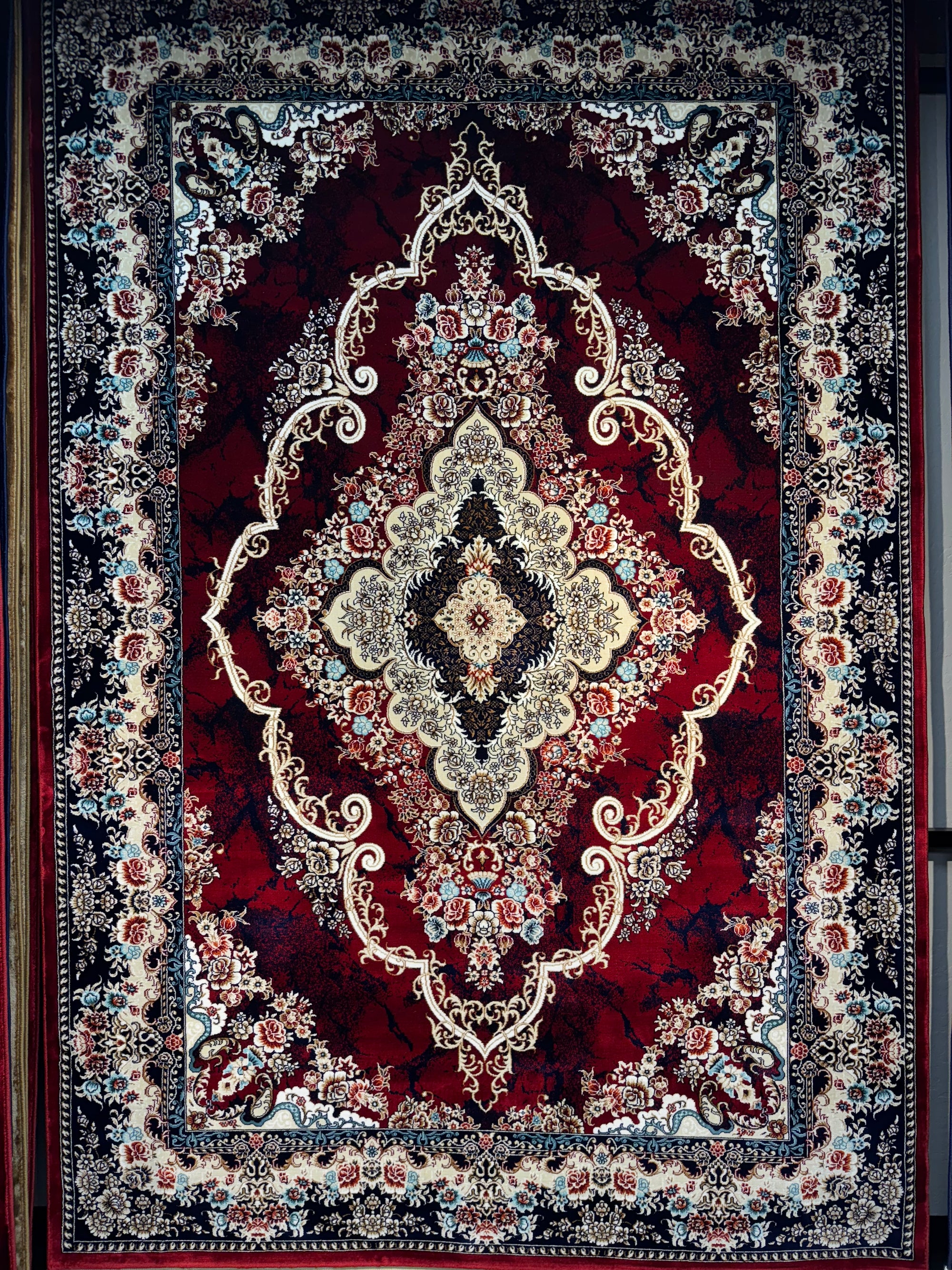 Star Persian Rug Red Mix — 1200 Reeds | Stylish Rugs & Carpets