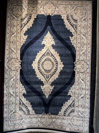 Qom Navy Persian Design Rug 2 Million Points | Stylish Rugs & Carpets