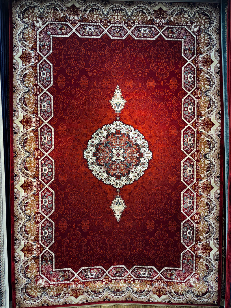 Red Persian Design Rug — 1200 Reeds | Stylish Rugs & Carpets