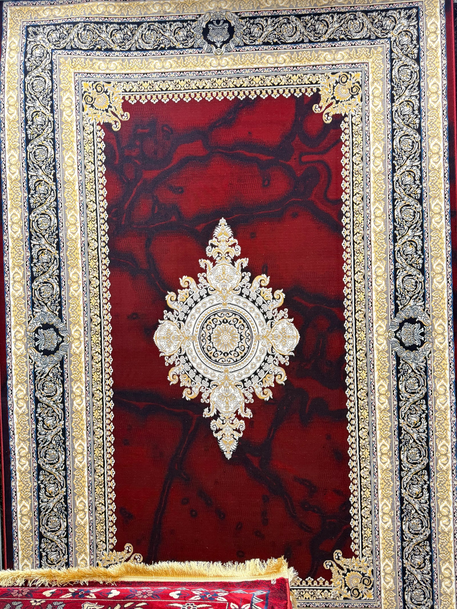 Persian Carpet with Red Background | Stylish Rugs & Carpets