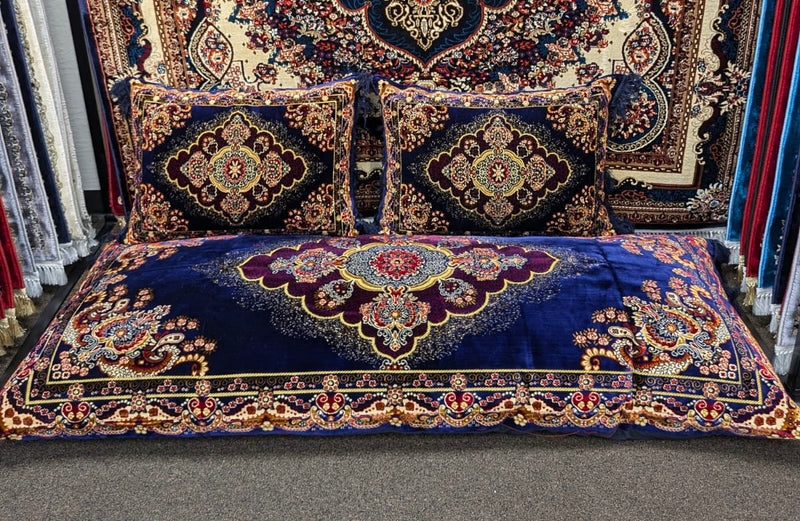 Blue Afghan Toshak Cover