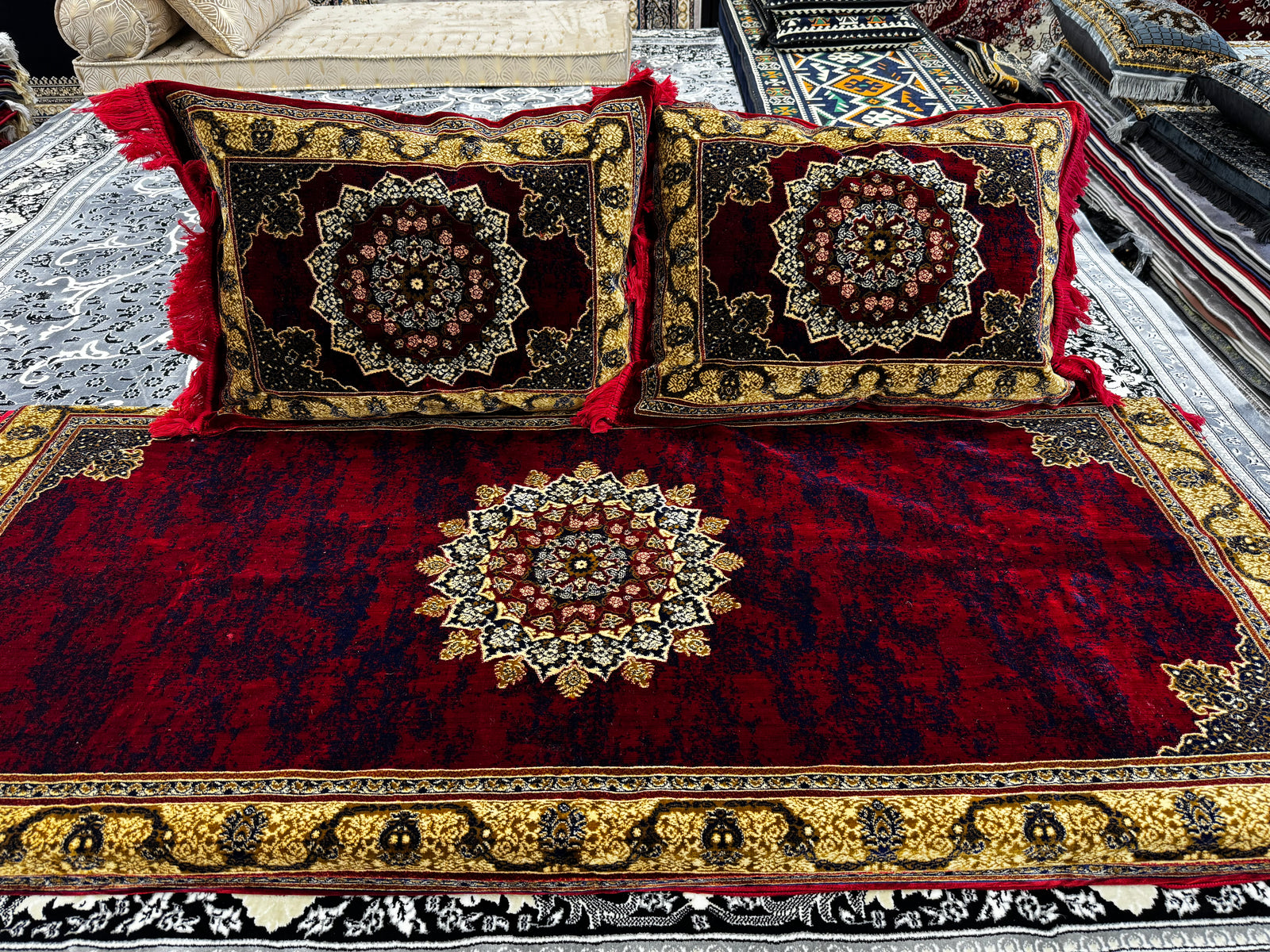 Traditional New Afghan Toshak Set Cover Turkish Style