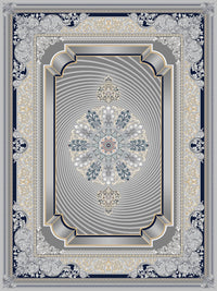 2026 Light Gray 3D Luxury Modern Rug 1200 Reeds | Stylish Rugs & Carpets