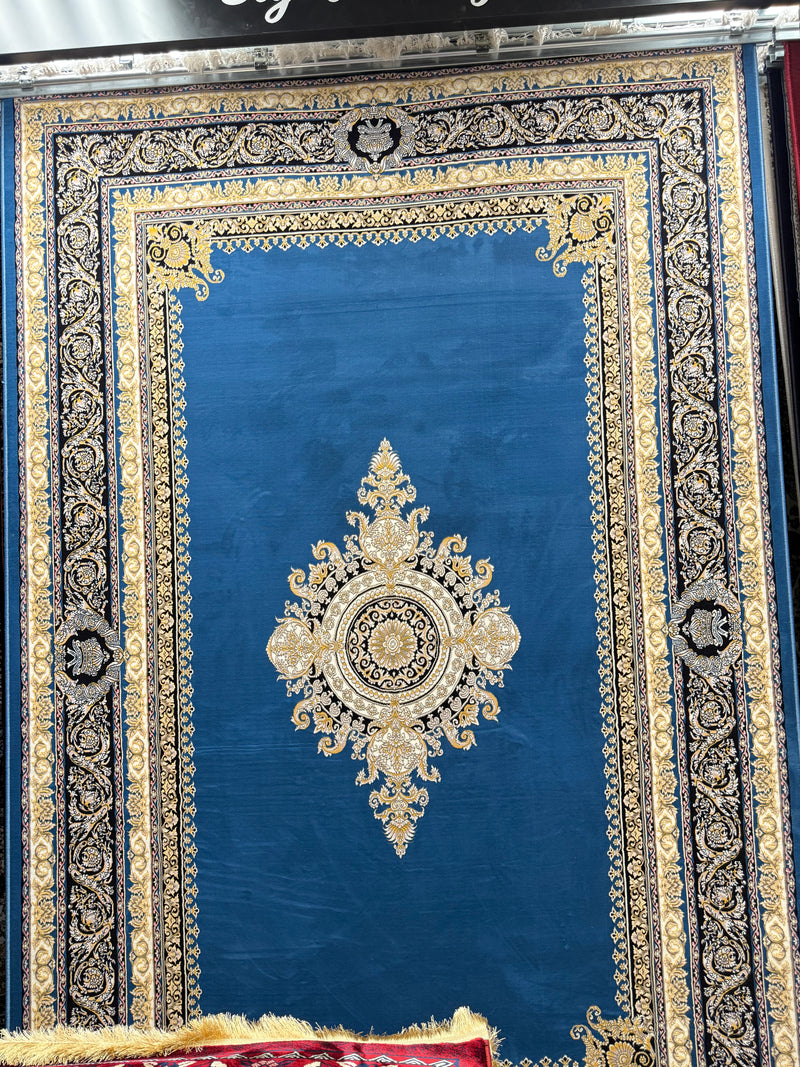 Persian Carpet with Dark Blue Background | Stylish Rugs & Carpets