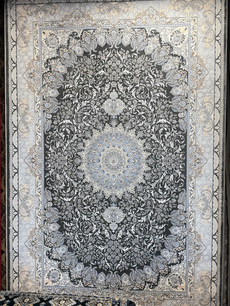 Persian Carpet Gray Gold and Cream Background | Stylish Rugs & Carpets
