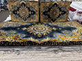 Black and Gold Traditional Afghan Toshak Set Cover Classic