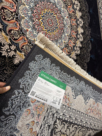 Classic Persian Carpet with Navy Background