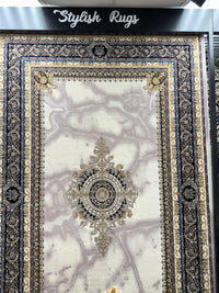 Modern Persian Carpet with Cream Background | Stylish Rugs & Carpets