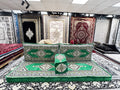 Green Luxurious Majlis 4-Piece Arabic Floor Sofa Set