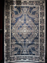 Kashan Navy Persian Design Rug 2 Million Points | Stylish Rugs & Carpets