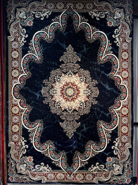 Luxury Navy Persian Rug — 1200 Reeds | Stylish Rugs & Carpets