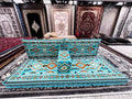 Turquoise Arabic Majlis Sofa Floor Seating Couch Living Room Furniture | Stylish Rugs & Carpets