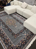 2026 Light Gray Luxury Traditional Rug 1200 Reeds | Stylish Rugs & Carpets