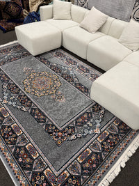 2026 Light Gray Luxury Traditional Rug 1200 Reeds | Stylish Rugs & Carpets