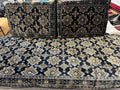 Black Turkmen Design Traditional New Afghan Toshak Set Cover