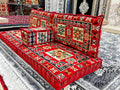 Red Majlis Edition IV · 4-Piece Arabic Floor Sofa Set