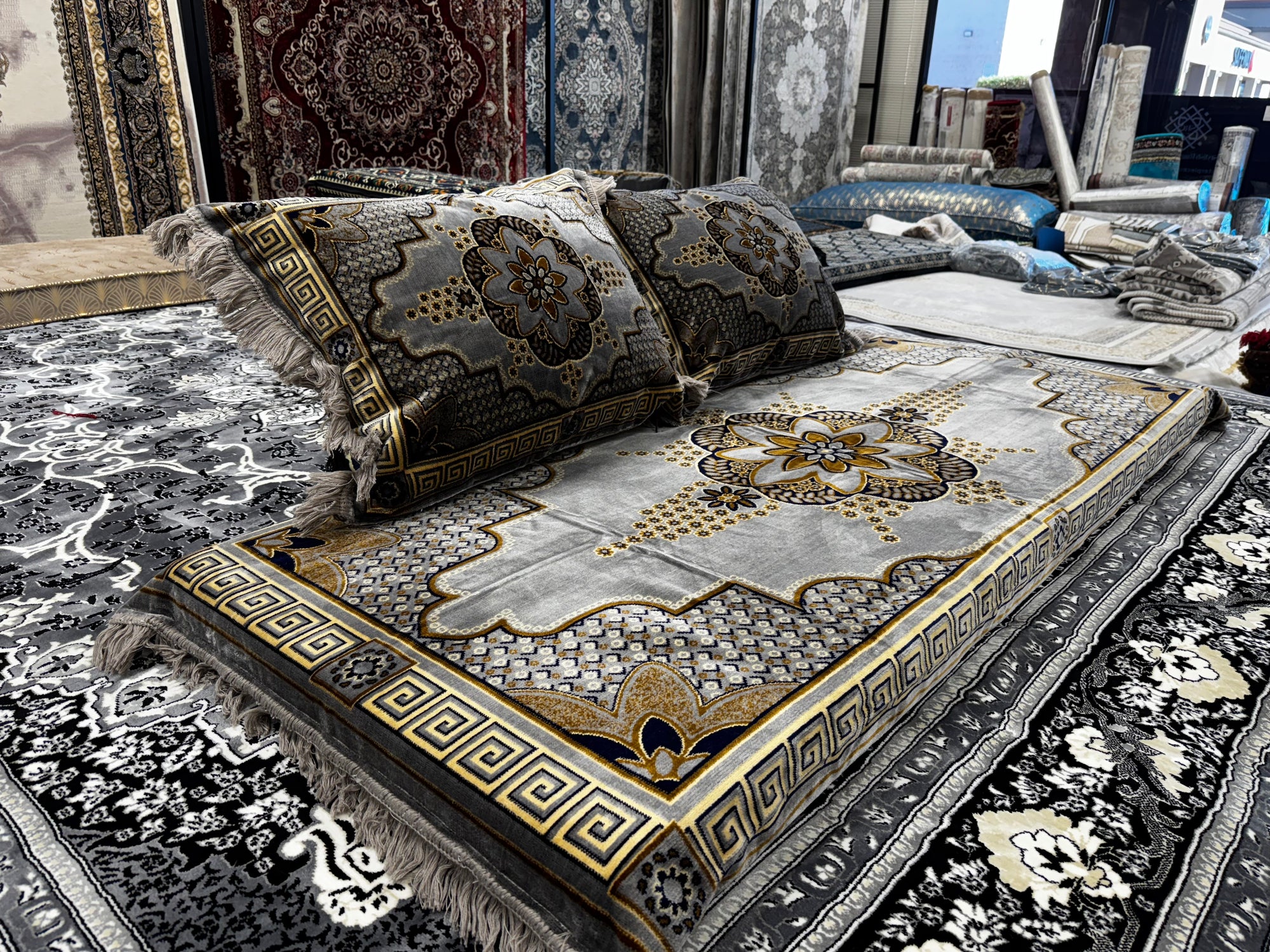 غطاء طقم توشك أفغاني جديد تقليدي