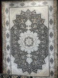 Persian Carpet Gray Gold and Cream Background Pattern Variant | Stylish Rugs & Carpets