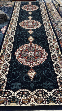 Navy Persian Design Rug — 1200 Reeds