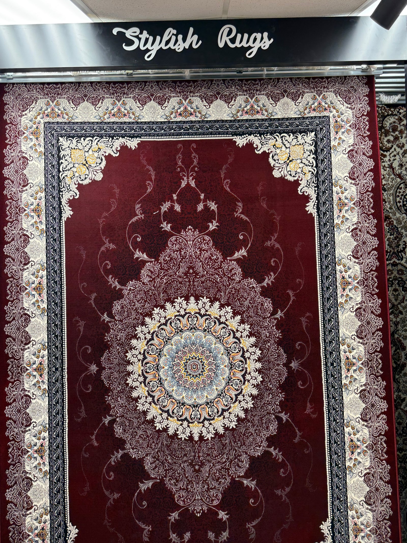 Classic Persian Carpet with Red Background | Stylish Rugs & Carpets