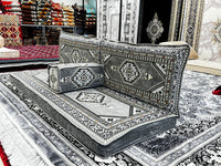 New Gary Luxurious Majlis – 4-Piece Traditional Arabic Floor Sofa Set for Living Room & Lounge