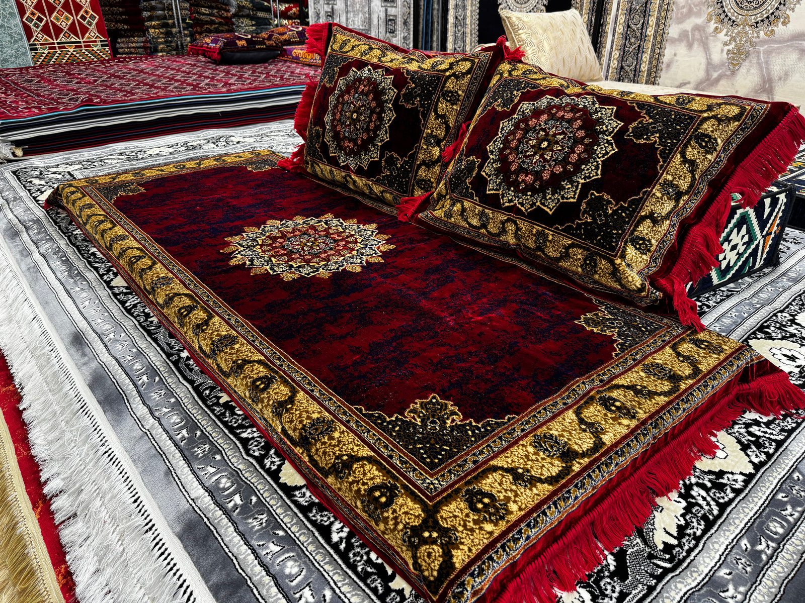 Traditional New Afghan Toshak Set Cover - توشک وطني - تركي