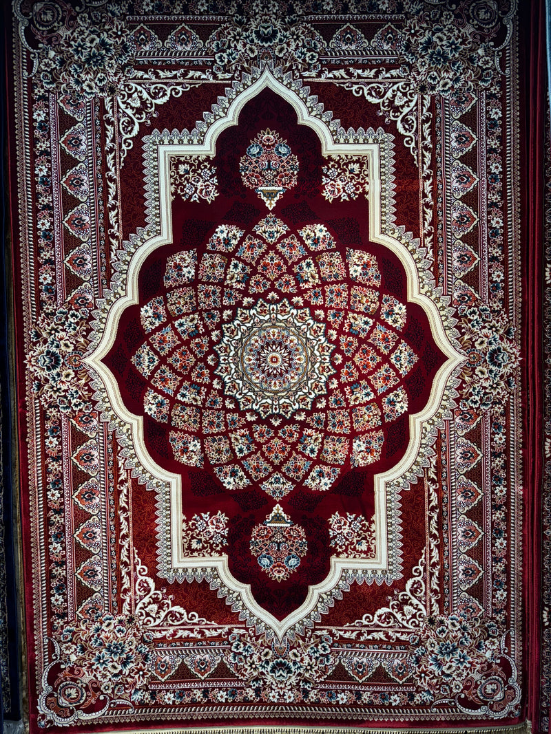 Red Persian Medallion Rug — 1200 Reeds | Stylish Rugs & Carpets