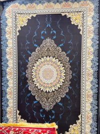 Classic Persian Carpet with Navy Background | Stylish Rugs & Carpets