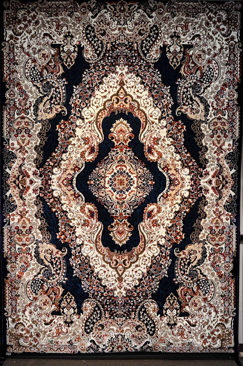 Luxury Blue Light Persian Rug with 1.5 Million Points