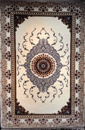 Luxury Cream Turkish Rug with 1.5 Million Points