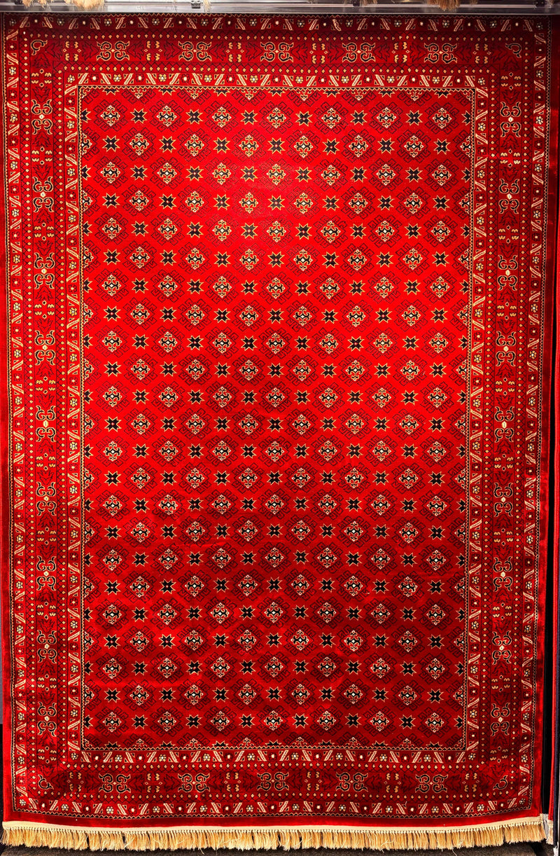 Turkman Red Rug 1200 Reeds
