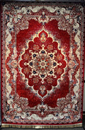 Majestic Crimson and Gold Persian Rug 1200 Reeds