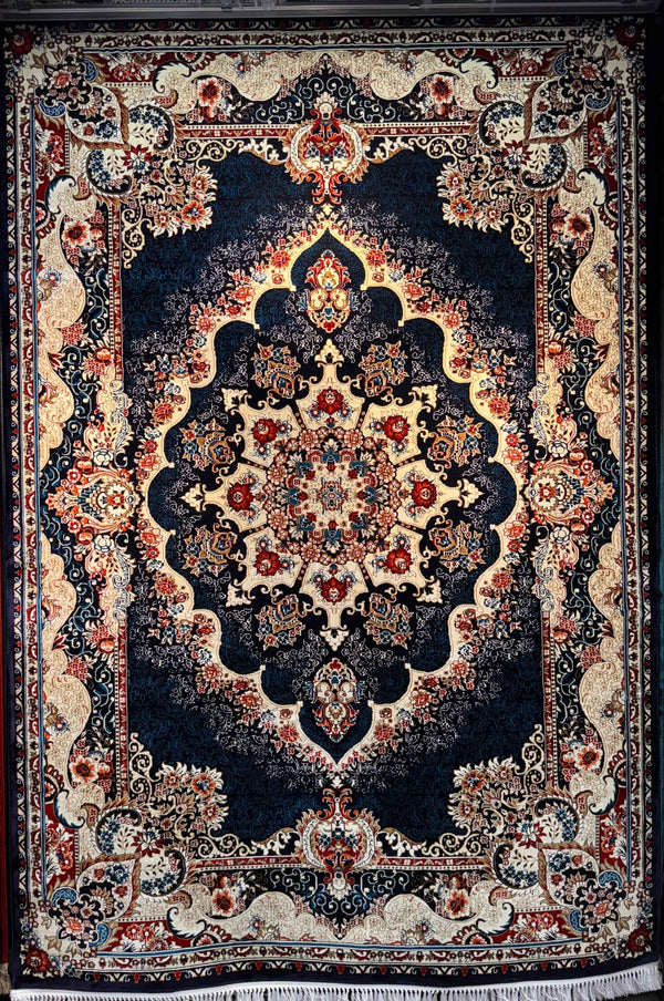 Royal Blue and Gold Imperial Rug 1200 Reeds