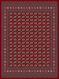 Red Tebriz Persian Rug