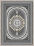 2026 Luxury Persian-Inspired Traditional Rug Dark Gray Oval Medallion 1200 Reeds