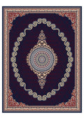 Burgundy and Gold Scroll Medallion Persian Rug 1200 Reeds | Stylish Rugs & Carpets