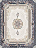 2026 Luxury Persian-Inspired Traditional Rug Ivory Cream Classic Medallion 1200 Reeds